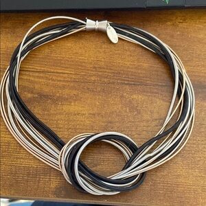 Piano Wire Knot Necklace